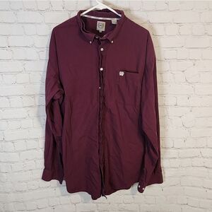 Men's Cinch longsleeve button-down shirt, size XXL